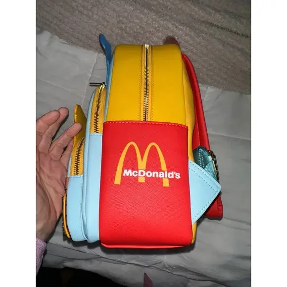 Loungefly McDonald's Small Fry Large Backpack, BNWT - Picture 3 of 5